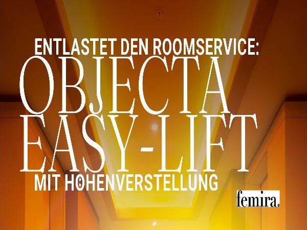 Das höhenverstellbare Hotelbett Objecta Easy Lift